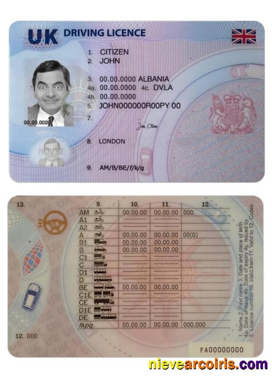 United Kingdom driving license, (after 2021 December-present)